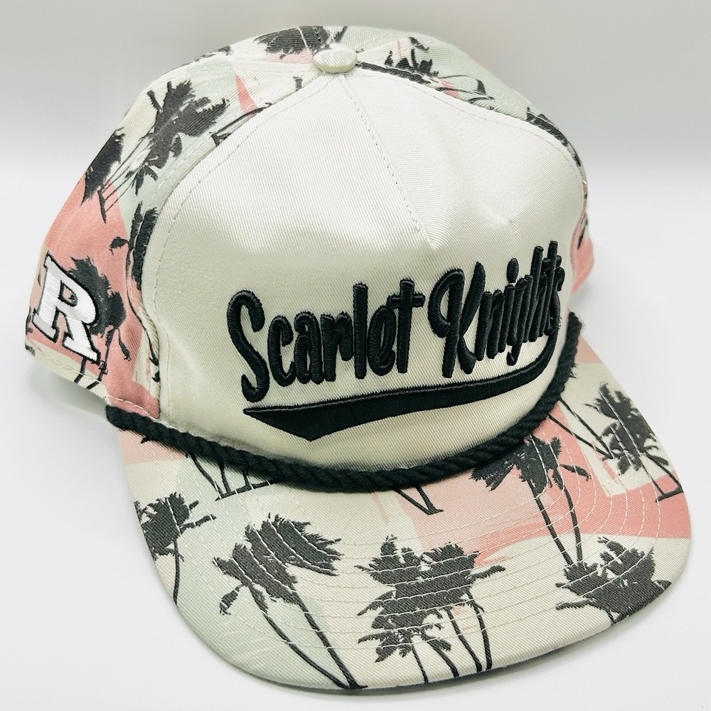 Rutgers Scarlet Knights New Era Palm Trees The Golfer Hat Cap Snapback NCAA